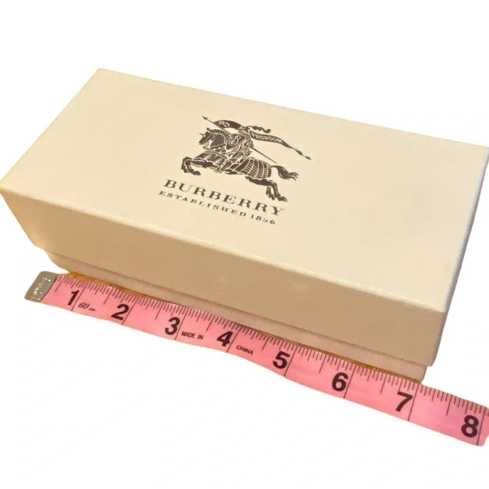 Burberry Glasses Case with Box & pamphlet